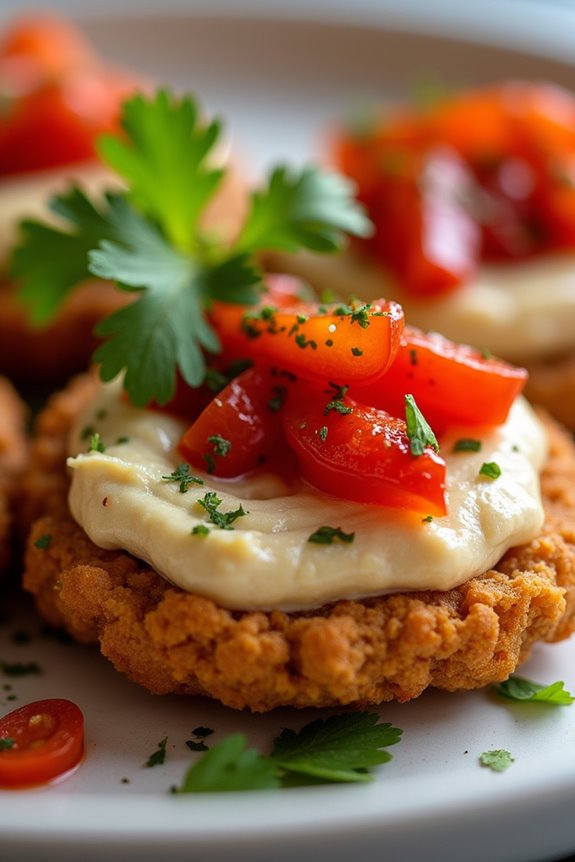 acaraj with flavorful fusion