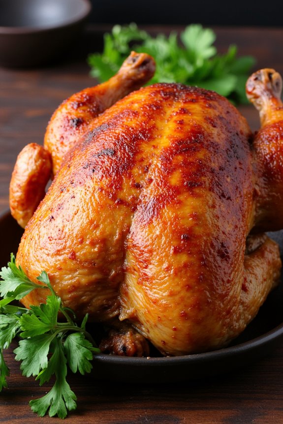 achiote marinated roasted chicken