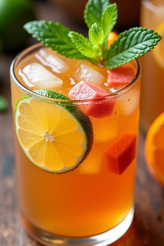 aguapanela fruit beverage recipe