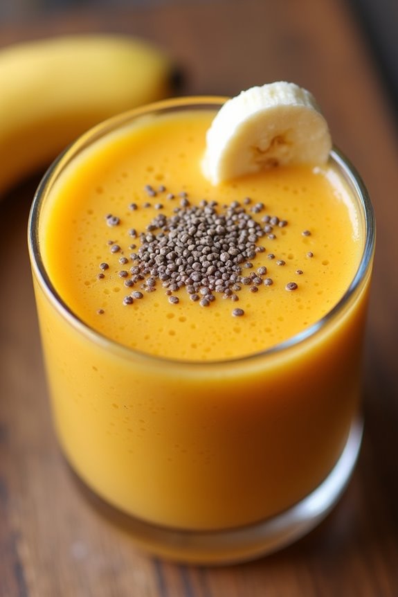 aguapanela smoothie with fruits