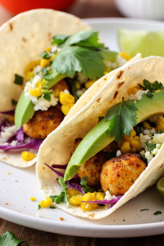 aji panca cauliflower tacos