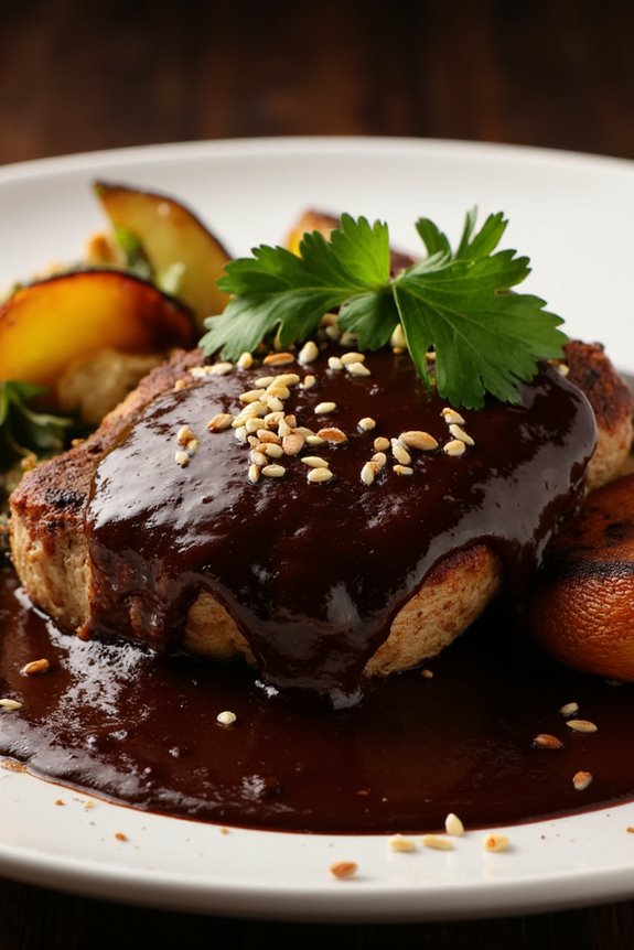 aji panca chocolate sauce