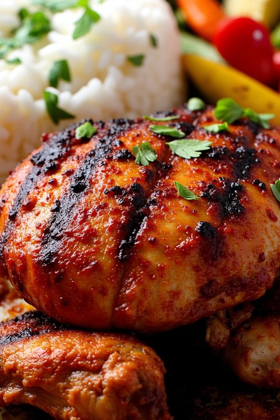 aji panca grilled chicken delight