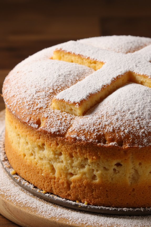 almond cake from galicia