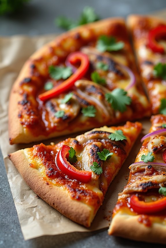 argentine bbq chicken pizza