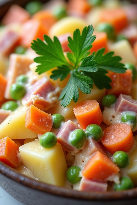 argentinian creamy vegetable salad