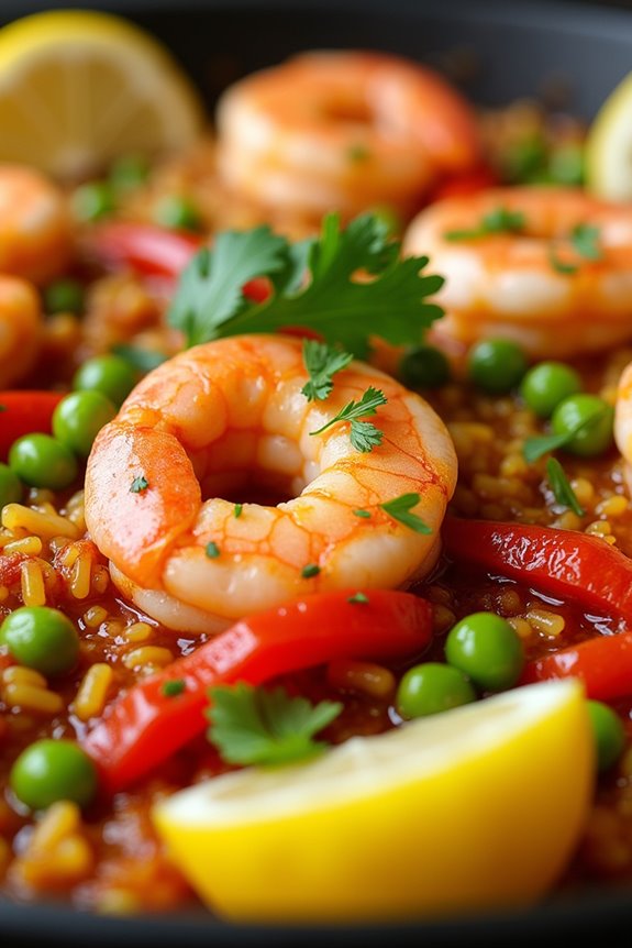 argentinian red shrimp paella