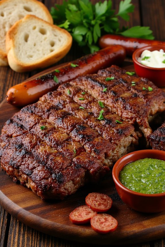 authentic argentine communal barbecue