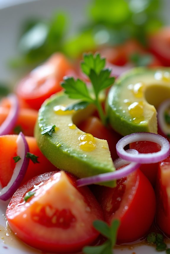 avocado tomato salad delight