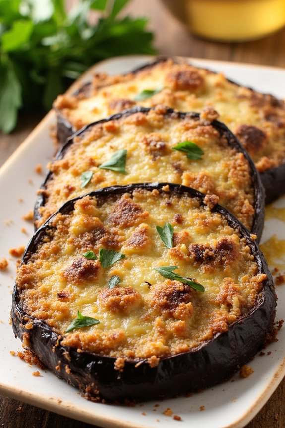 baked eggplant healthier milanesa
