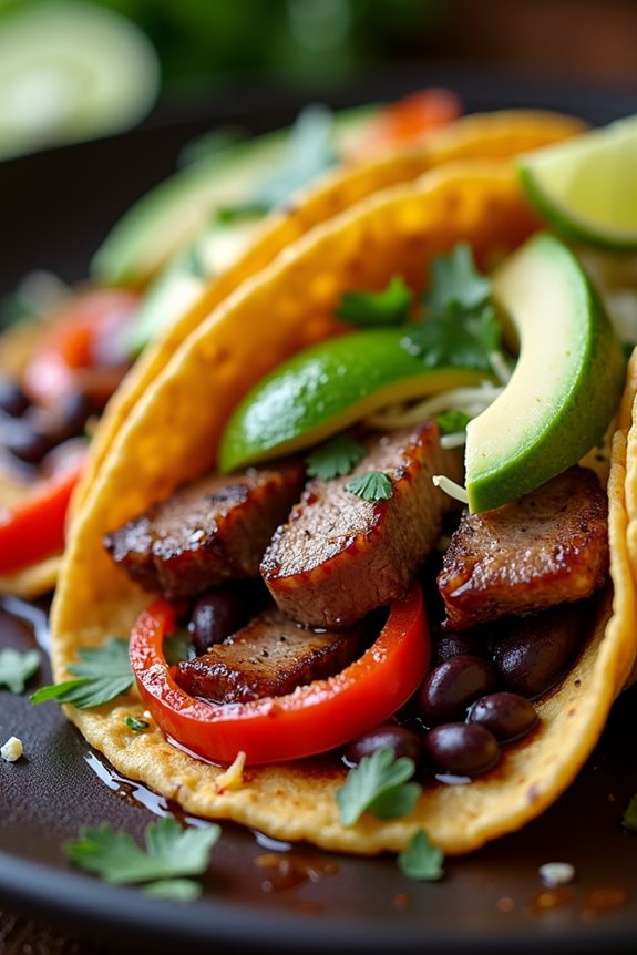 bandeja paisa inspired fajitas