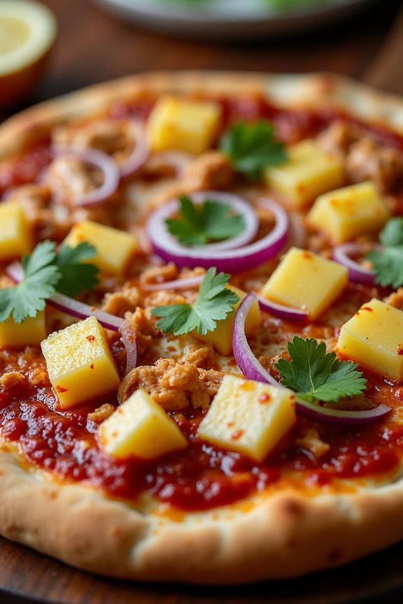 bbq chicken pizza delight