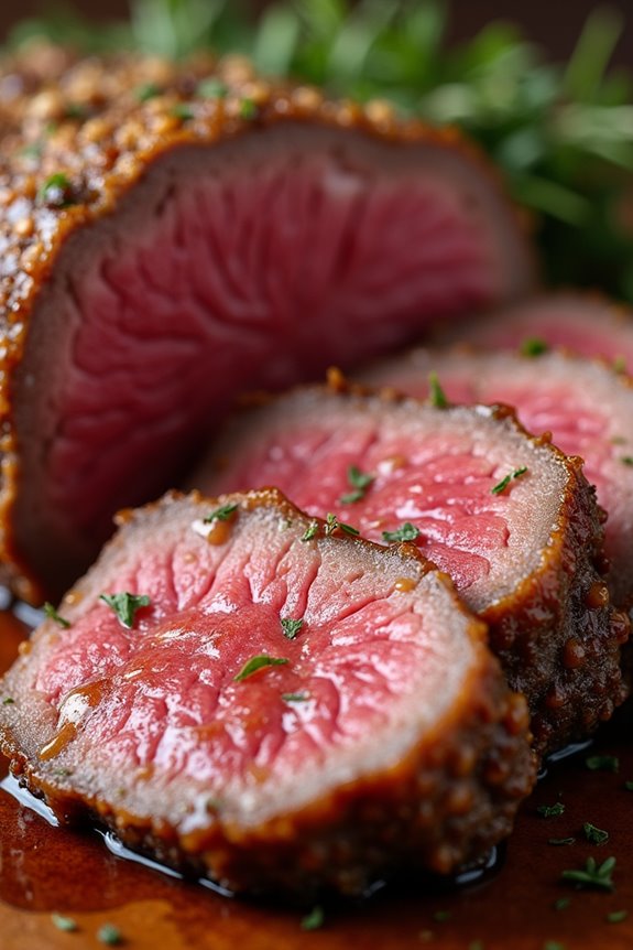 beef wrapped flame cooked delight