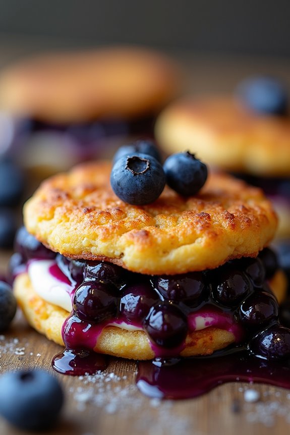 blueberry cornmeal bake delight