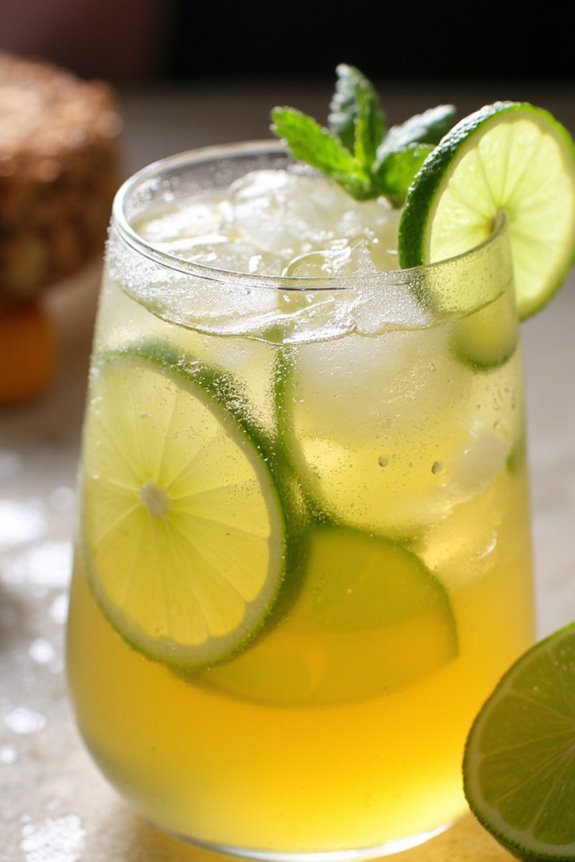 brazilian cocktail with cacha a