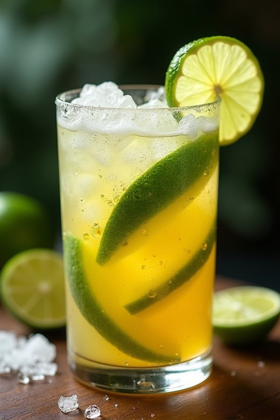 brazilian cocktail with cacha a