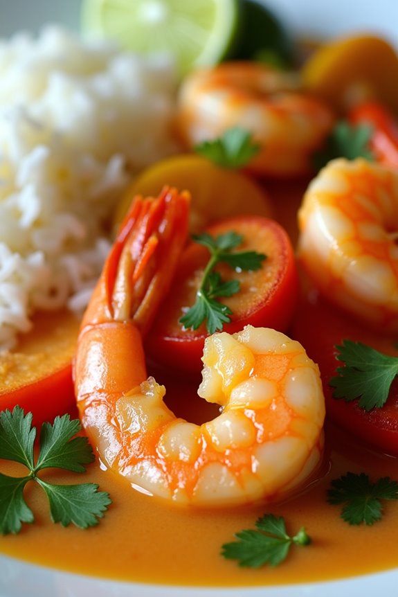 brazilian coconut shrimp dish