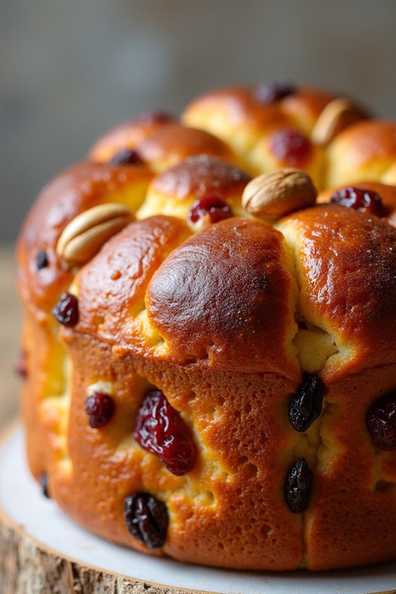 brazilian inspired holiday panettone