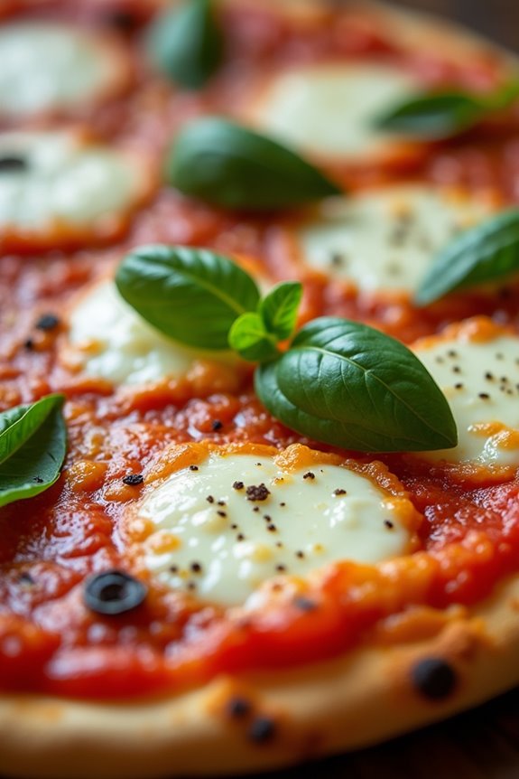 brazilian inspired margherita pizza