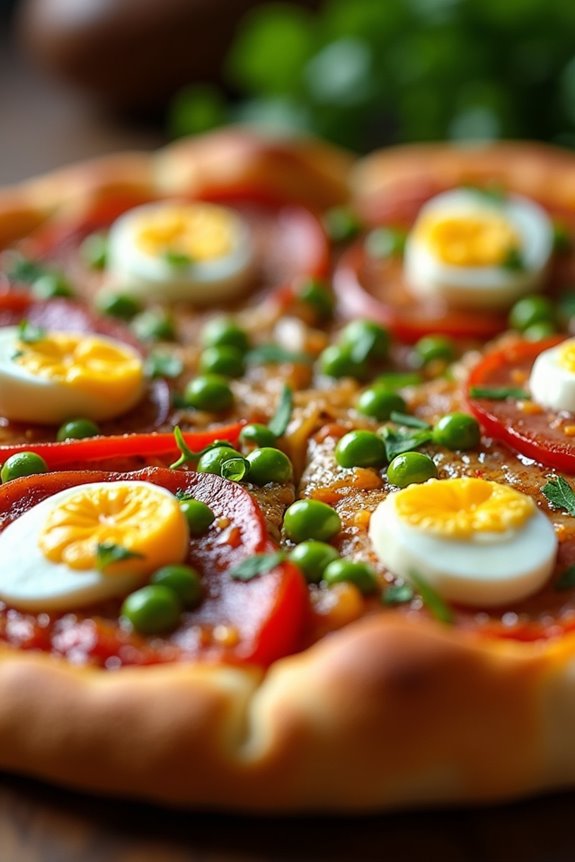 brazilian pizza with toppings