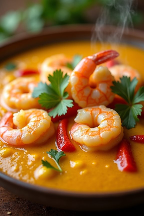 brazilian shrimp bread pudding