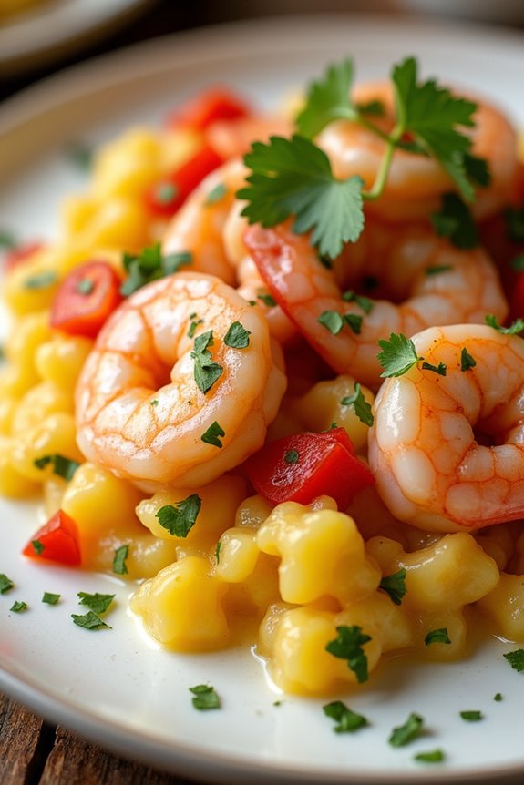 brazilian shrimp cassava dish