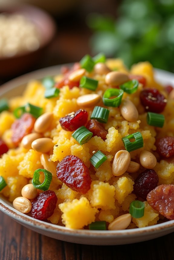 brazilian toasted cassava dish