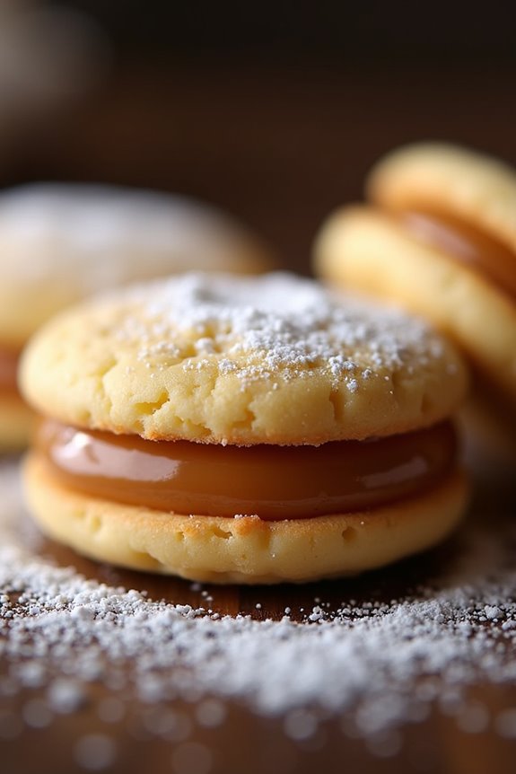 buttery dulce de leche cookies