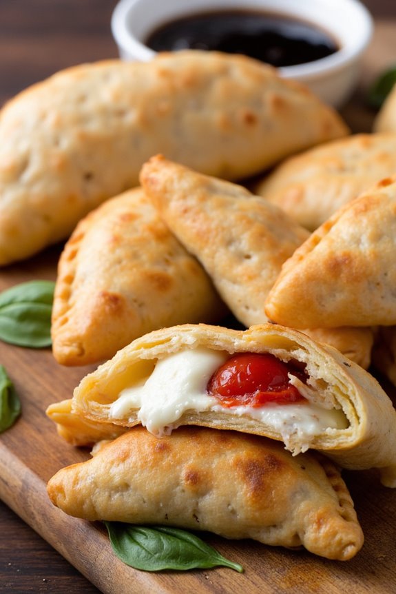 caprese inspired savory pastries
