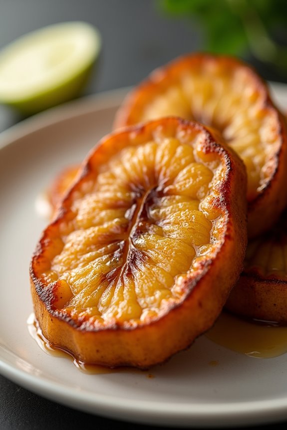 caramelized ripe plantains recipe