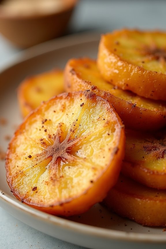 caramelized sweet plantain delight