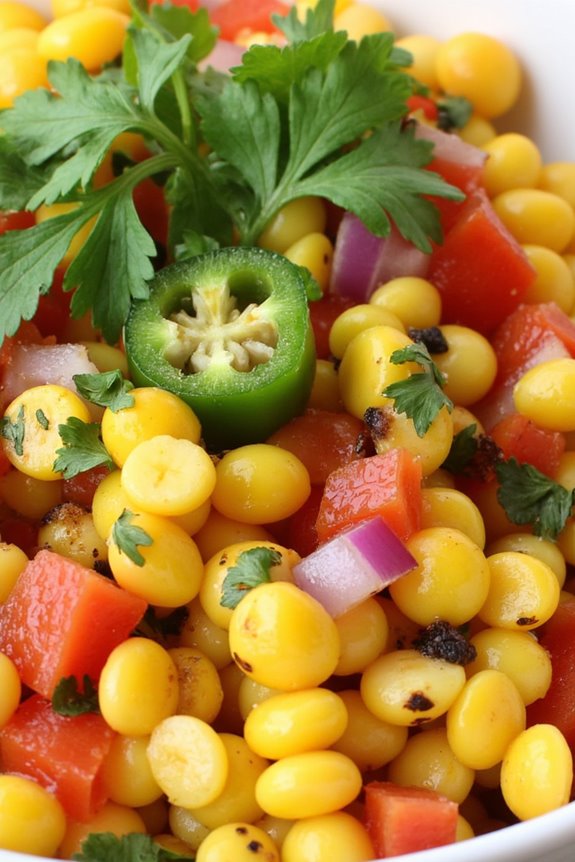 charred corn salsa delight