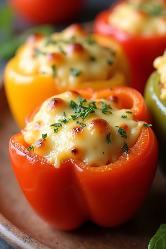 cheese filled bell pepper appetizer