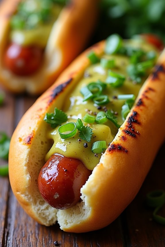 cheese stuffed hot dogs recipe