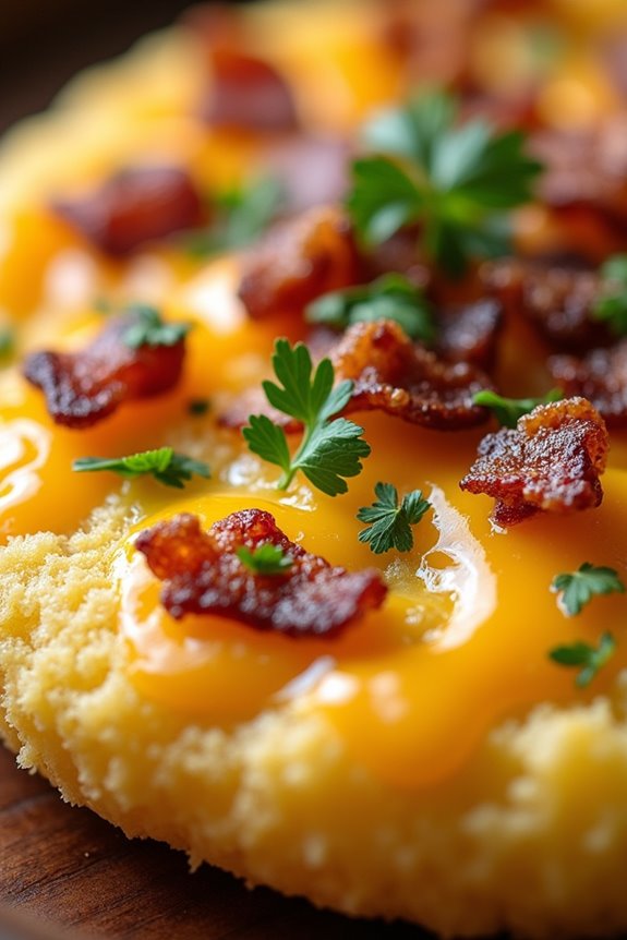 cheesy brazilian farofa delight