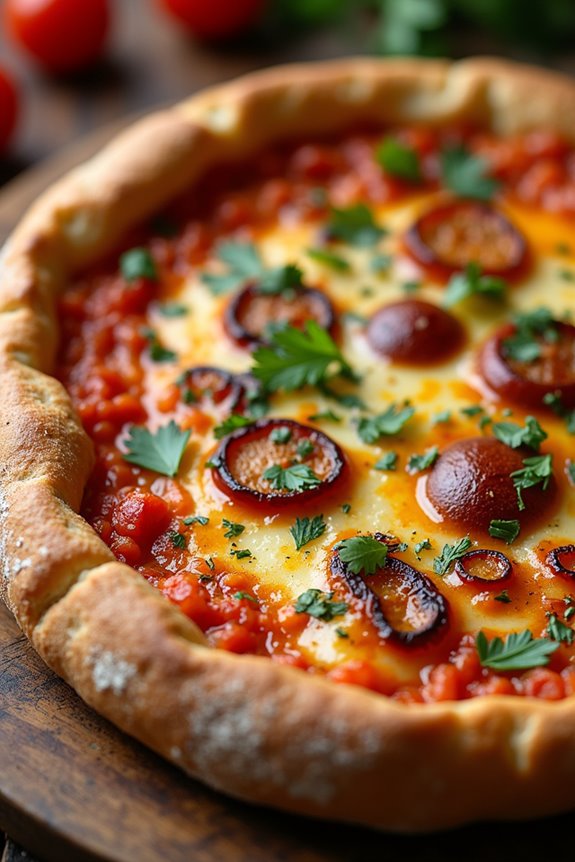 cheesy delight with vegetables