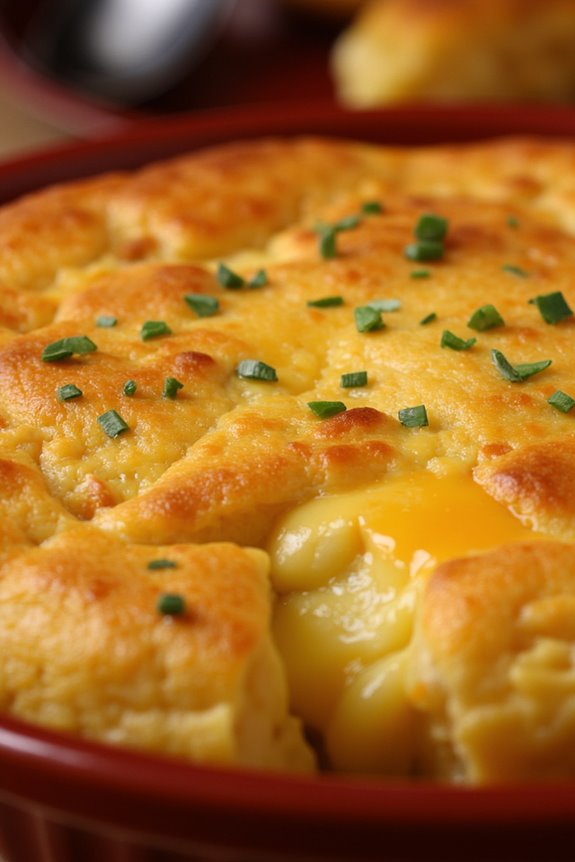 cheesy dense comforting cornbread
