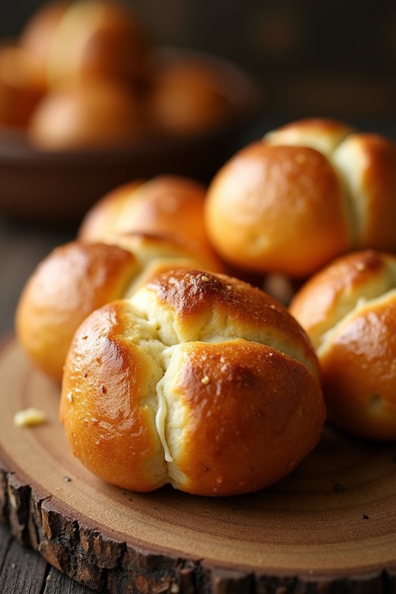 cheesy gluten free bread rolls