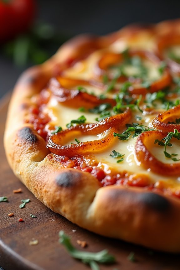 cheesy hearty argentinian pizza