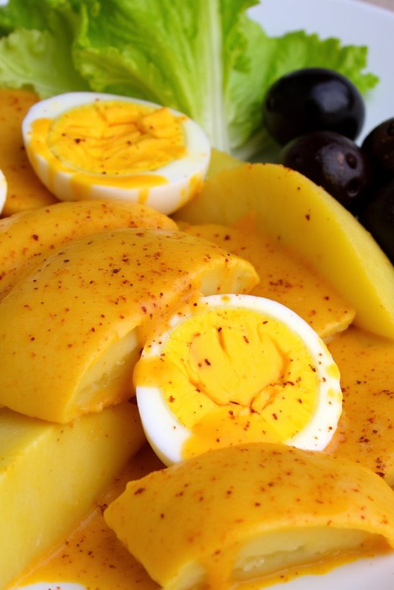 cheesy peruvian potato dish