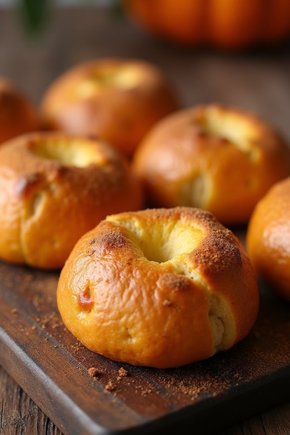 cheesy pumpkin spice bites