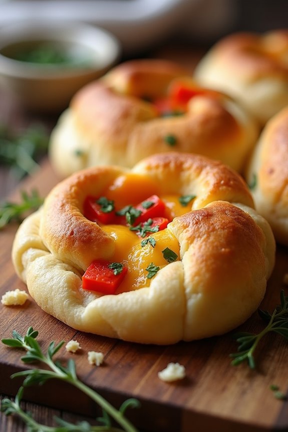 cheesy roasted pepper bread