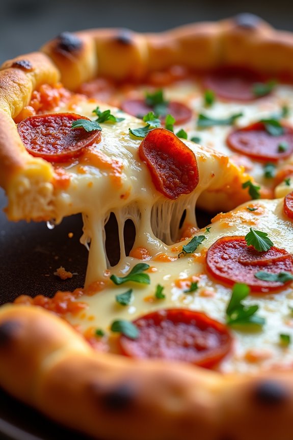 cheesy spicy chorizo delight