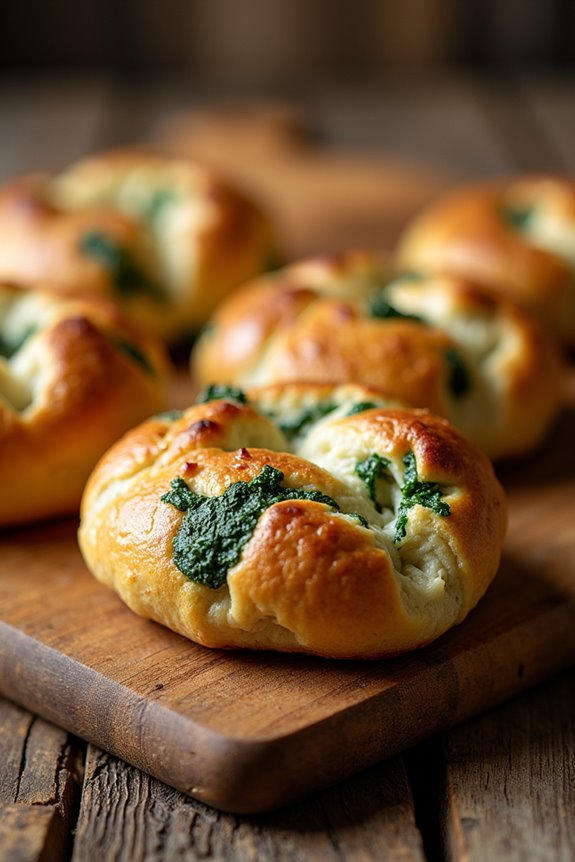 cheesy spinach bread delight