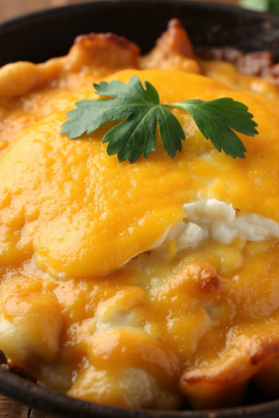 cheesy yuca comfort dish