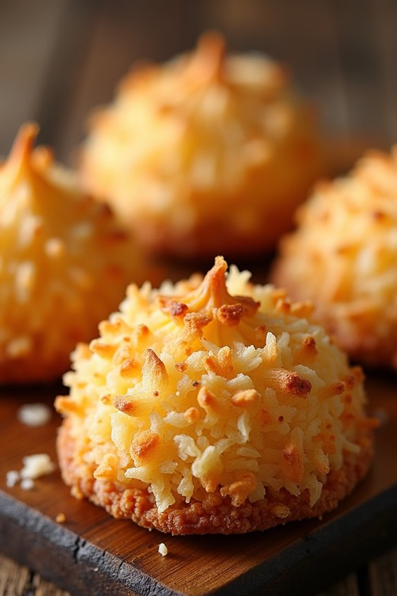 chewy coconut dessert bites