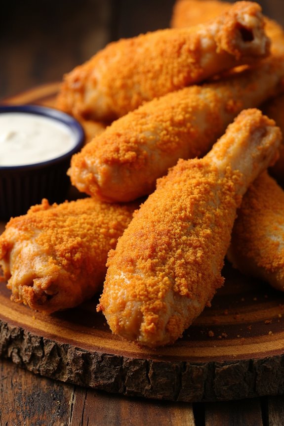 chicharr n crusted chicken wings