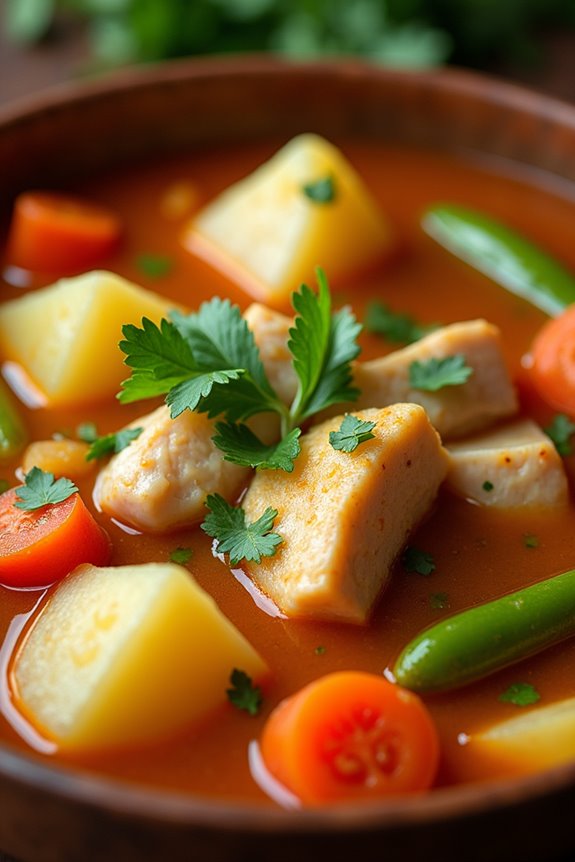 chicken and fish soup