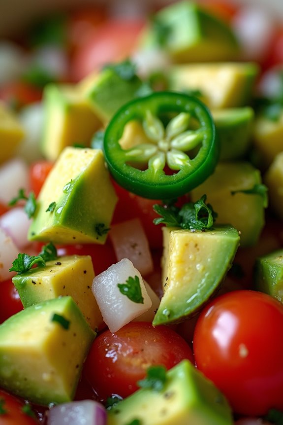 chilean condiment with avocado