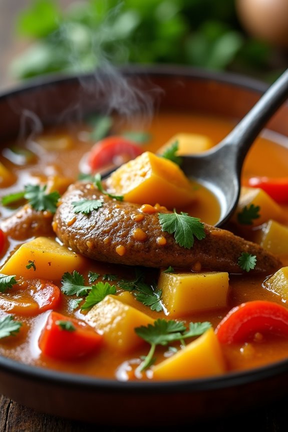 chilean conger eel stew